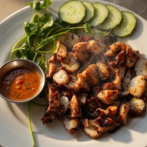 Octopus Baard / bạch tuộc nướng