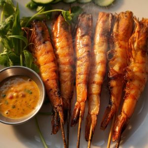 Grill Garnalen / tôm nướng